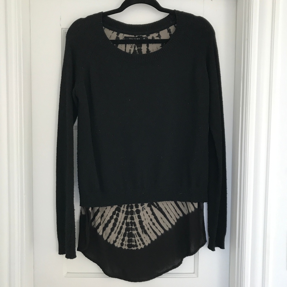 RELIGION SWEATER SIZE SMALL